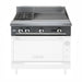 Vulcan V2BG8T 36" 2 Burner Gas Range Top W/ Griddle - Modular, Liquid Propane-cityfoodequipment.com