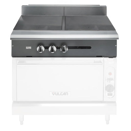Vulcan V2P36 36" Gas Range Top W/ (2) Planchas - Modular, Liquid Propane-cityfoodequipment.com