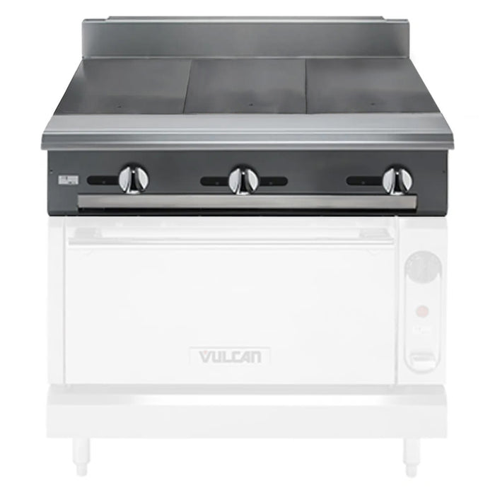 Vulcan V336H 36" Gas Range Top W/ (3) Hot Tops - Modular, Liquid Propane-cityfoodequipment.com
