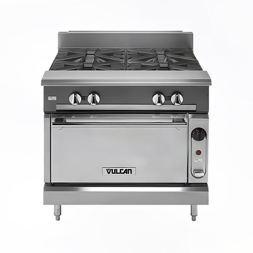 Vulcan V6B36C 36" 6 Burner Gas Range W/ Convection Oven, Liquid Propane-cityfoodequipment.com