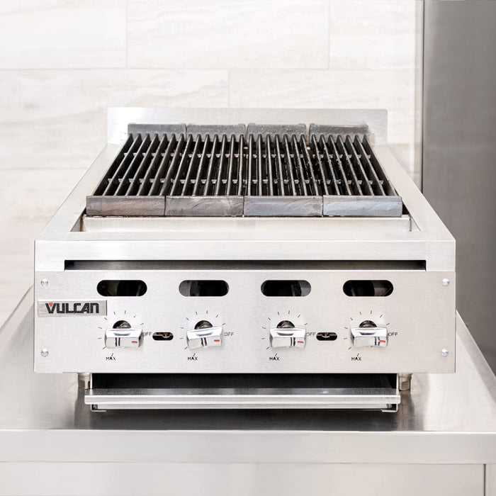 Vulcan VACB25 25 1/8" Radiant Charbroiler W/ Cast Iron Grates, Liquid Propane-cityfoodequipment.com