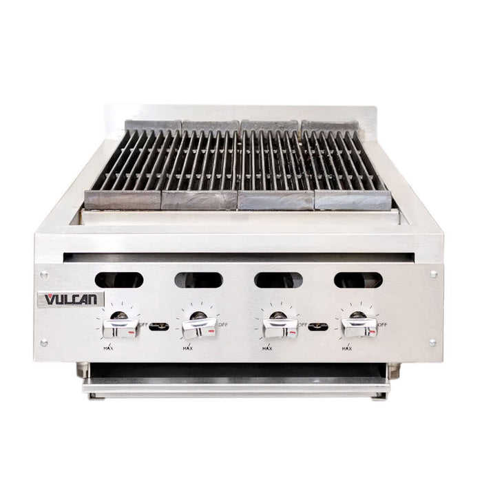 Vulcan VACB25 25 3/8" Radiant Charbroiler W/ Cast Iron Grates, Natural Gas-cityfoodequipment.com