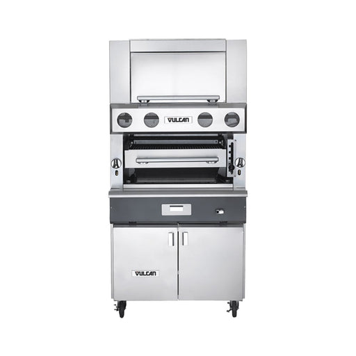 Vulcan VBB1F 36" Upright Broiler W/ (3) Burners - For Refrigerated Base, Liquid Propane-cityfoodequipment.com