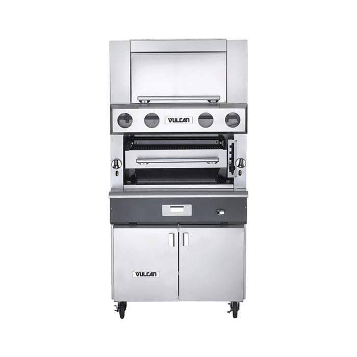 Vulcan VBB1F 36" Upright Broiler W/ (3) Burners - For Refrigerated Base, Liquid Propane-cityfoodequipment.com