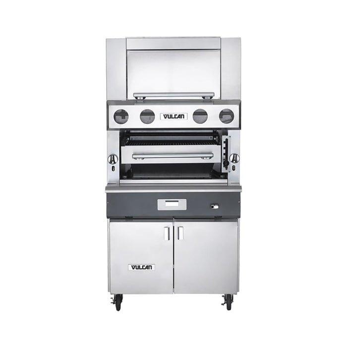 Vulcan VBB1SF 36" Upright Broiler W/ (4) Burners - Standard Oven Base, Liquid Propane-cityfoodequipment.com