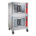 Vulcan VC44ED Double Full Size Electric Convection Oven - 12.5 Kw, 208v/3ph-cityfoodequipment.com