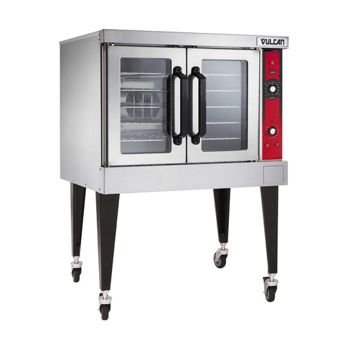Vulcan VC6ED Bakery Depth Single Full Size Electric Convection Oven - 12.5 Kw, 240v/1ph-cityfoodequipment.com