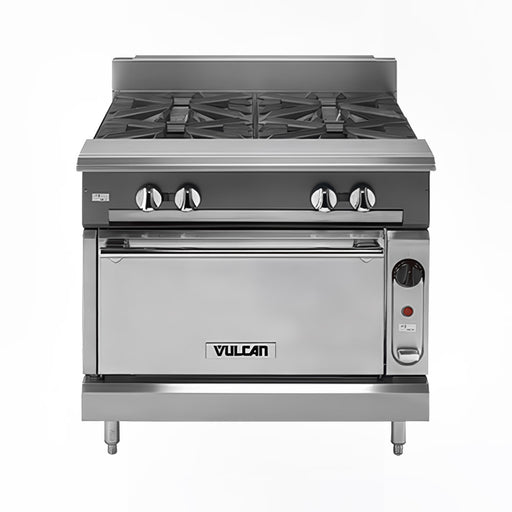 Vulcan VCBB18B 18" Gas Range W/ Charbroiler & Storage Base, Liquid Propane-cityfoodequipment.com