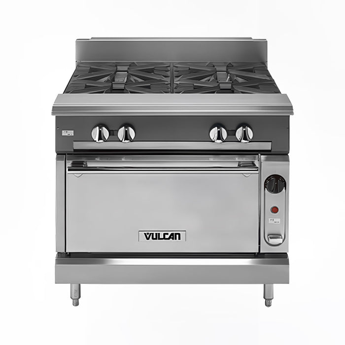 Vulcan VCBB18B 18" Gas Range W/ Charbroiler & Storage Base, Liquid Propane-cityfoodequipment.com