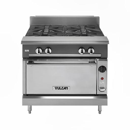 Vulcan VCBB36C 36" Gas Range W/ Charbroiler & Convection Oven, Natural Gas-cityfoodequipment.com
