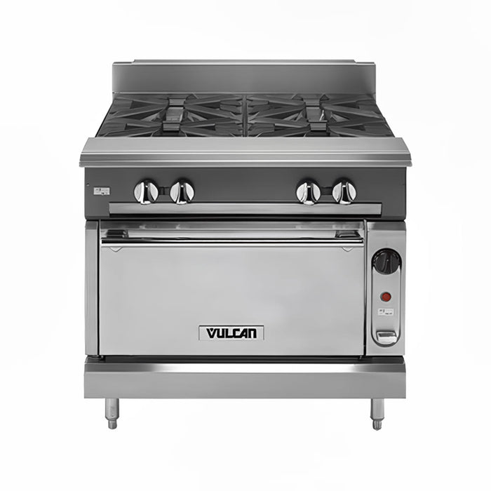 Vulcan VCBB36C 36" Gas Range W/ Charbroiler & Convection Oven, Natural Gas-cityfoodequipment.com