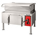 Vulcan VE40 40 Gal. Tilt Skillet - Open Base, Includes Faucet, Strainer, 240v/1ph-cityfoodequipment.com