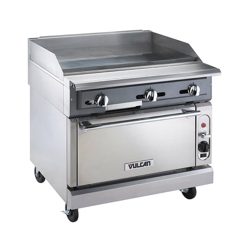 Vulcan VGMT36C 36" Gas Range W/ Full Griddle & Convection Oven, Liquid Propane-cityfoodequipment.com