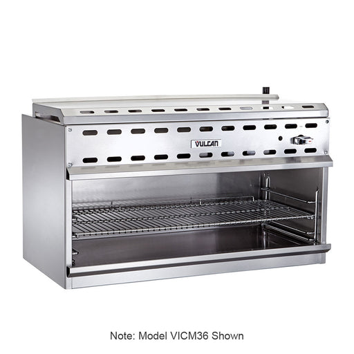 Vulcan VICM24 24" Gas Cheese Melter W/ Infrared Burner, Stainless, Liquid Propane-cityfoodequipment.com