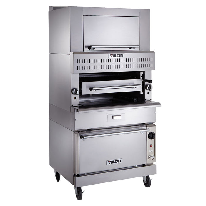 Vulcan VIR1SF Deck-Broiler W/ Infrared Burners, Standard Oven, Liquid Propane-cityfoodequipment.com