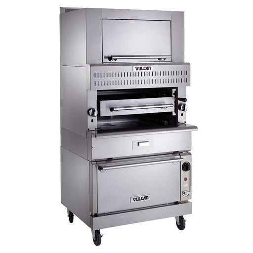 Vulcan VIR1SF Deck-Broiler W/ Infrared Burners, Standard Oven, Natural Gas-cityfoodequipment.com