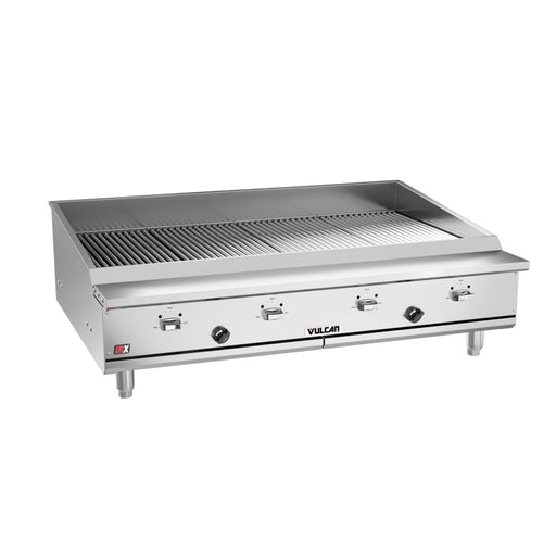 Vulcan VTEC48 47 1/2" Countertop Charbroiler W/ Conversion Burner, Natural Gas-cityfoodequipment.com
