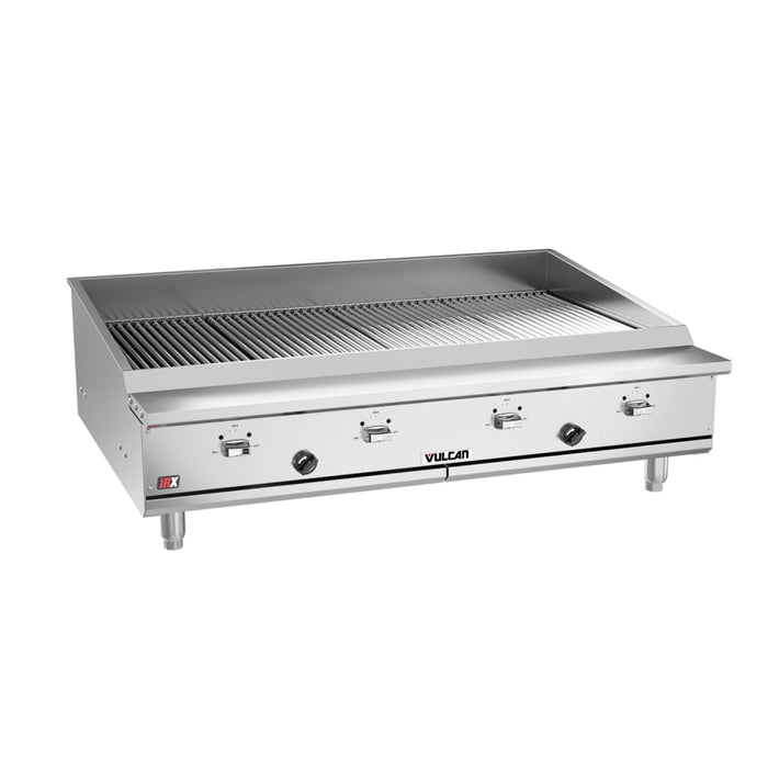 Vulcan VTEC48 47 1/2" Countertop Charbroiler W/ Conversion Burner, Natural Gas-cityfoodequipment.com