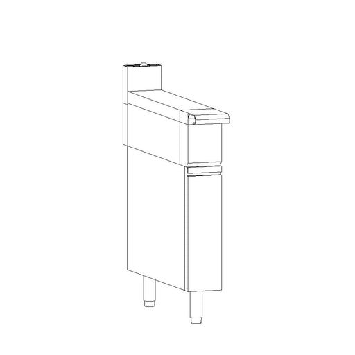 Vulcan VWT06B 6" V Series Heavy Duty Spreader Plate W/ Cabinet Base, Liquid Propane-cityfoodequipment.com