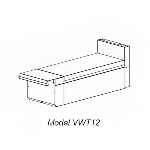 Vulcan VWT24 24" Heavy Duty Range, Range Line Work Surface, Modular, Liquid Propane-cityfoodequipment.com