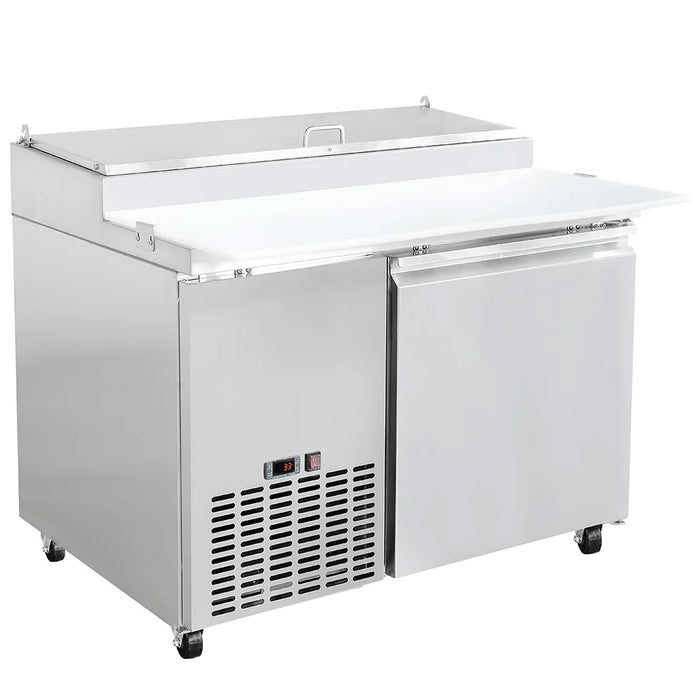 Compass PPT50 - 49 4/5" Pizza Prep Table W/ Refrigerated Base, 115v-cityfoodequipment.com