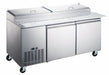 Compass PPT72 - 70 7/8" Pizza Prep Table W/ Refrigerated Base, 115v-cityfoodequipment.com