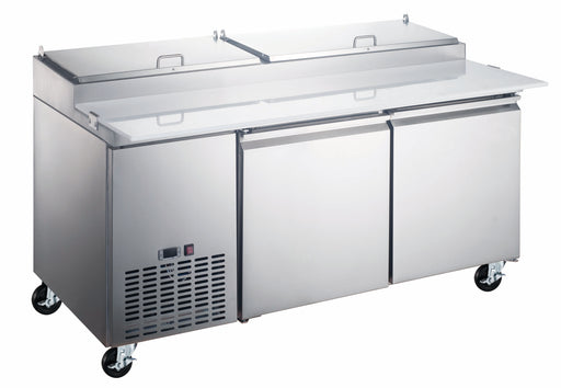Compass PPT72 - 70 7/8" Pizza Prep Table W/ Refrigerated Base, 115v-cityfoodequipment.com
