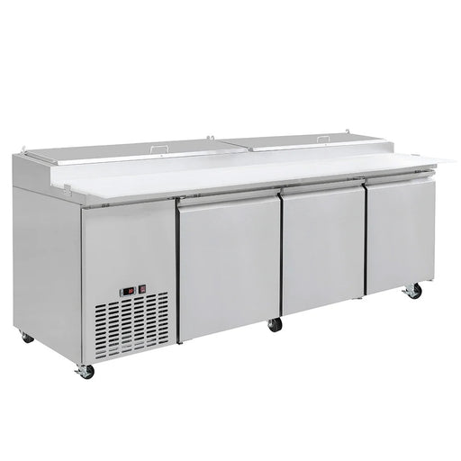 Compass PPT92 - 91 7/8" Pizza Prep Table W/ Refrigerated Base, 115v-cityfoodequipment.com