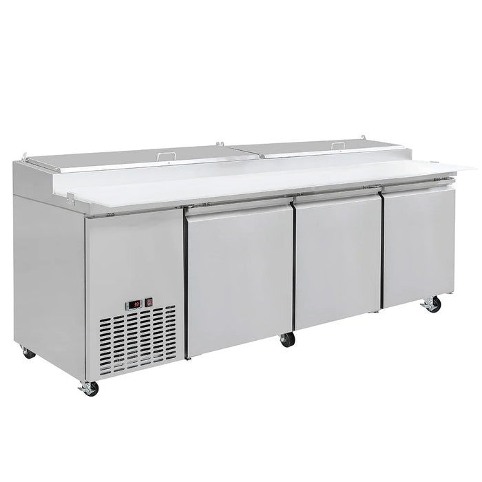 Compass PPT92 - 91 7/8" Pizza Prep Table W/ Refrigerated Base, 115v-cityfoodequipment.com