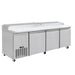 Compass PPT92 - 91 7/8" Pizza Prep Table W/ Refrigerated Base, 115v-cityfoodequipment.com