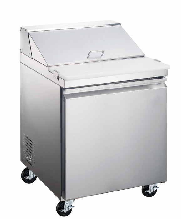 Compass SPT27 - 27 1/2" Sandwich/salad Prep Table W/ Refrigerated Base, 115v-cityfoodequipment.com