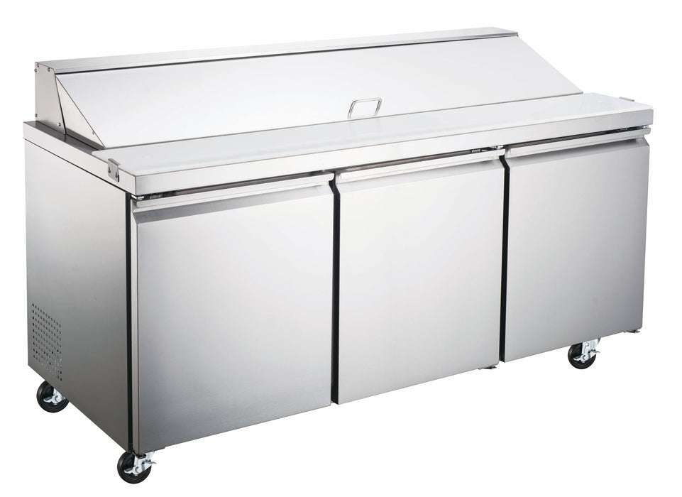 Compass SPT72 - 70 2/5" Sandwich/salad Prep Table W/ Refrigerated Base, 115v-cityfoodequipment.com