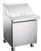 Compass MTSP27 - 27 1/2" Mega Top Sandwich/salad Prep Table W/ Refrigerated Base, 115V-cityfoodequipment.com