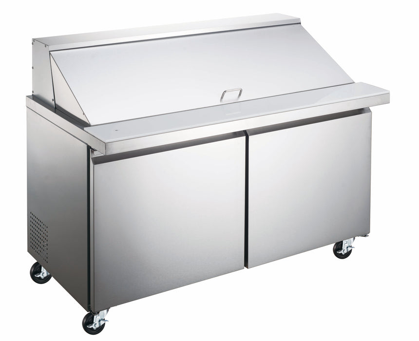 Compass MTSP48 - 46 7/8" Mega Top Sandwich/salad Prep Table W/ Refrigerated Base, 115v-cityfoodequipment.com