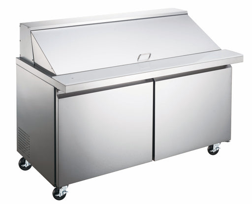 Compass MTSP60 - 60 1/5" Mega Top Sandwich/salad Prep Table W/ Refrigerated Base, 115V-cityfoodequipment.com