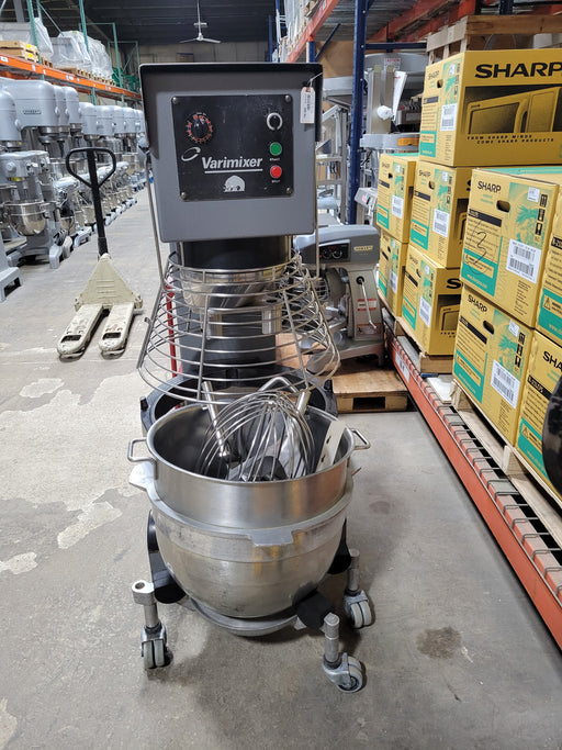 Used Varimixer W80 Heavy Duty Variable Speed Floor Mixer, W/ 4 Attachments-cityfoodequipment.com