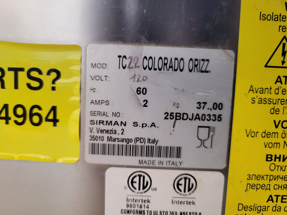 Used Sirman USA TC 22 COLORADO #22 Commercial Meat Grinder-cityfoodequipment.com