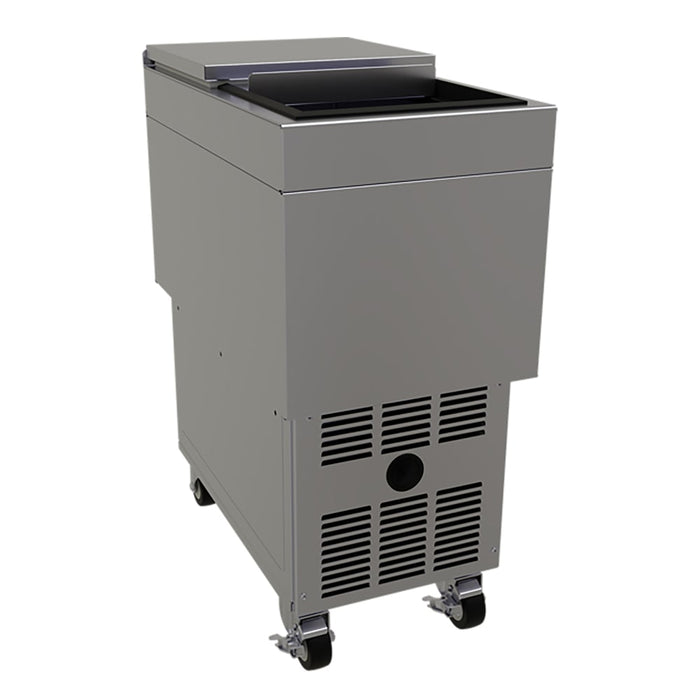 Glastender FRM-2-C 14" Ice Bin w/ 42 lb Ice Bin, Stainless Steel, 120v-cityfoodequipment.com