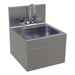 Glastender WH-14 Wall Mount Commercial Hand Sink w/ 9 1/4"L x 11 1/2"W x 6"D Bowl - Faucet-cityfoodequipment.com