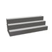 Glastender LLD3-36 3 Level Raised Liquor Display - Holds 27 Bottles, 36" x 12"-cityfoodequipment.com