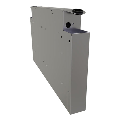 Glastender SHP-4-ED Main Line Pass Thru Soda Gun Holder - Stainless Steel, 4" x 38"-cityfoodequipment.com