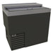 Glastender ST36-B 36" Forced Air Bottle Cooler - Holds (226) 12 oz Bottles, Lid Locks, Black, 120v-cityfoodequipment.com