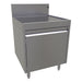 Glastender DBCB-24 Main Line Underbar Freestanding Drainboard Cabinet w/ 7" Backsplash - 24"W x 24"D x 37"H-cityfoodequipment.com