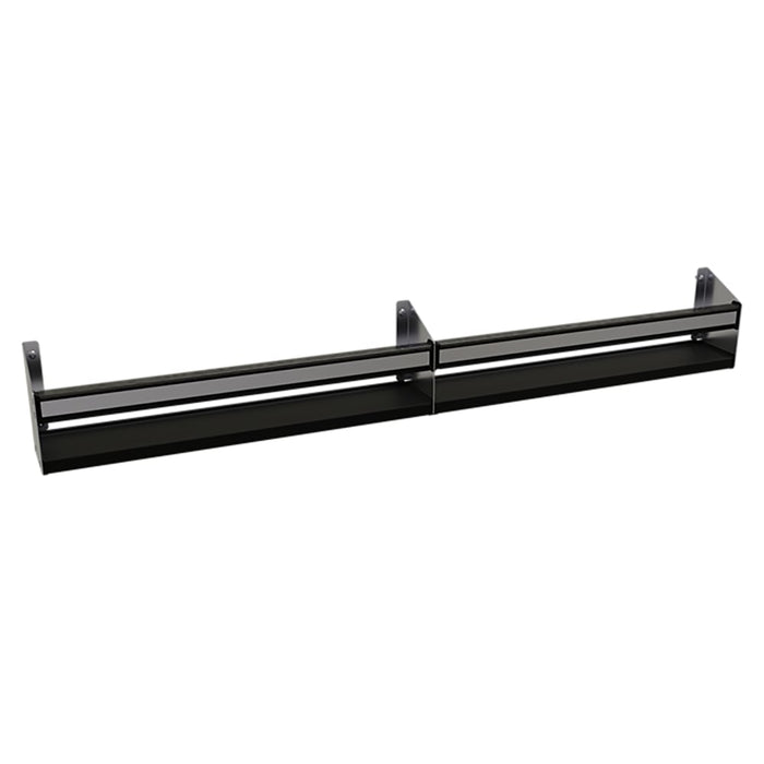Glastender SSR-59 59" Single Tier Speed Rail - 15 Bottle Capacity, Stainless-cityfoodequipment.com
