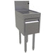 Glastender DBHA-12 Main Line Underbar Freestanding Drainboard Cabinet w/ 7" Backsplash - 12"W x 19"D x 37"H-cityfoodequipment.com