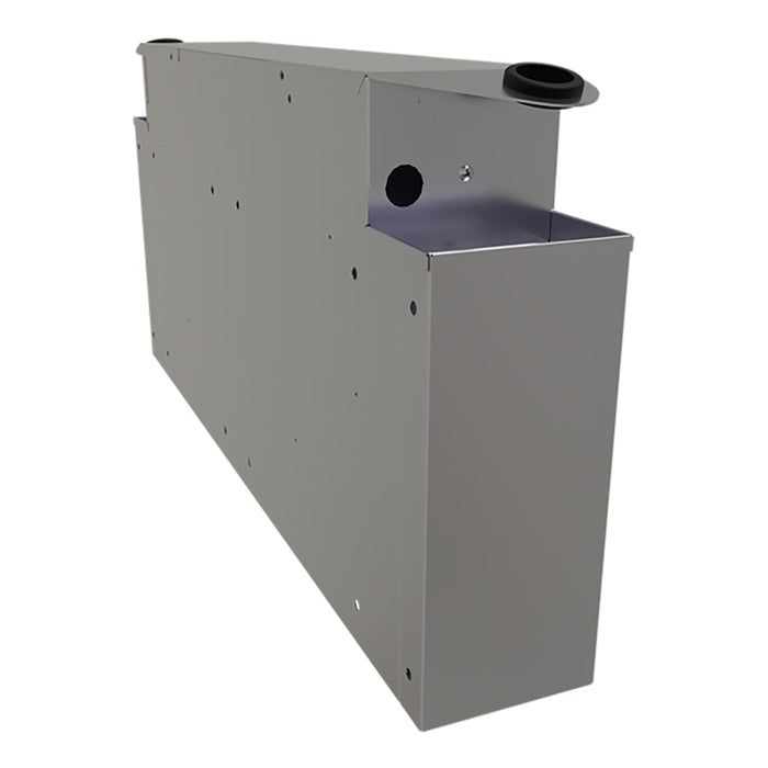 Glastender SHP-6 Main Line Pass Thru Soda Gun Holder - Stainless Steel, 6" x 38"-cityfoodequipment.com