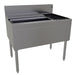 Glastender CBB-36R-CP10 36" Main Line Cocktail Station w/ 85 lb Ice Bin, Stainless Steel-cityfoodequipment.com