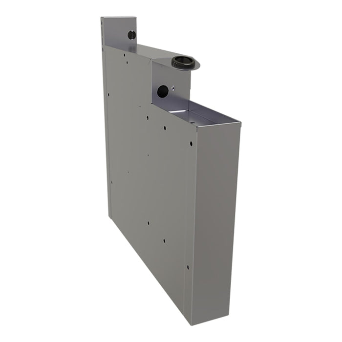 Glastender SHB-4-ED Main Line Soda Gun Holder - Stainless Steel, 4" x 24"-cityfoodequipment.com