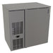 Glastender CP1FB36 36" Pass Thru Bar Refrigerator - 2 Swinging Solid Doors, Black, 120v-cityfoodequipment.com