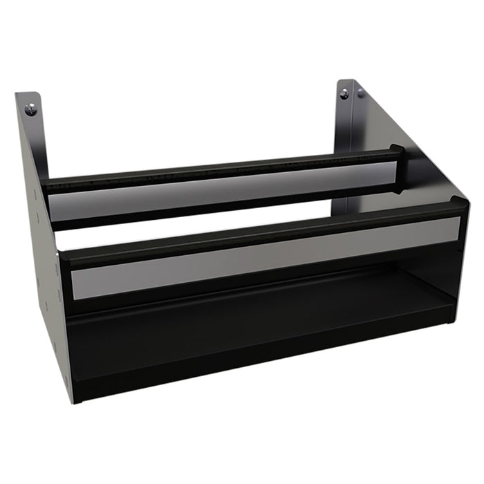 Glastender DSR-15 15" Double Tier Speed Rail - 8 Bottle Capacity, Stainless-cityfoodequipment.com